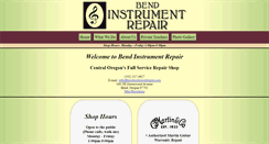 Desktop Screenshot of bendinstrumentrepair.com