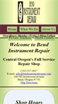 Mobile Screenshot of bendinstrumentrepair.com